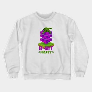 8 Bit Fruity - Funny Gamer Crewneck Sweatshirt